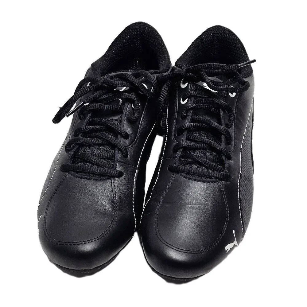 Puma BMW Motorsport Drift Cat 5 Driving Shoes Black Leather Men's 8 Sneakers